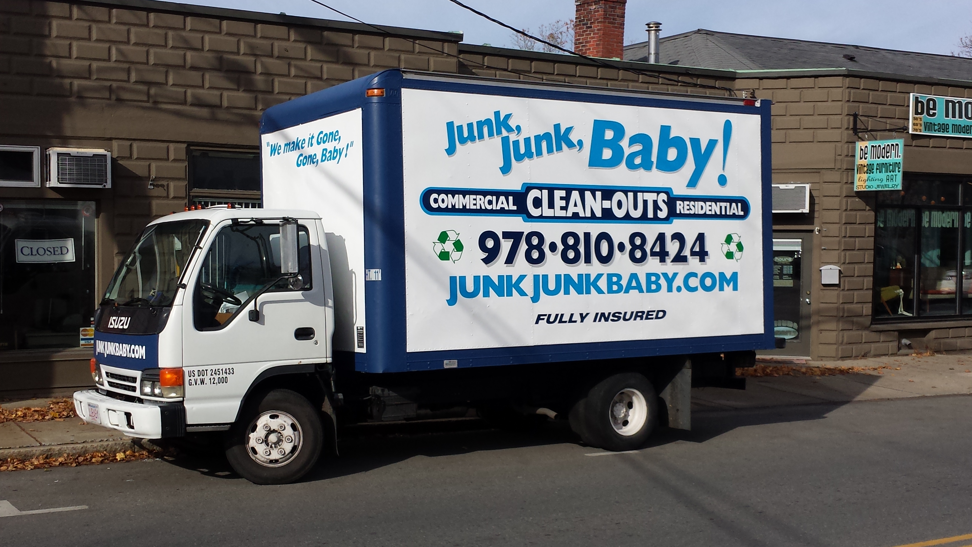 Junk Junk Baby - Full Body Truck Lettering