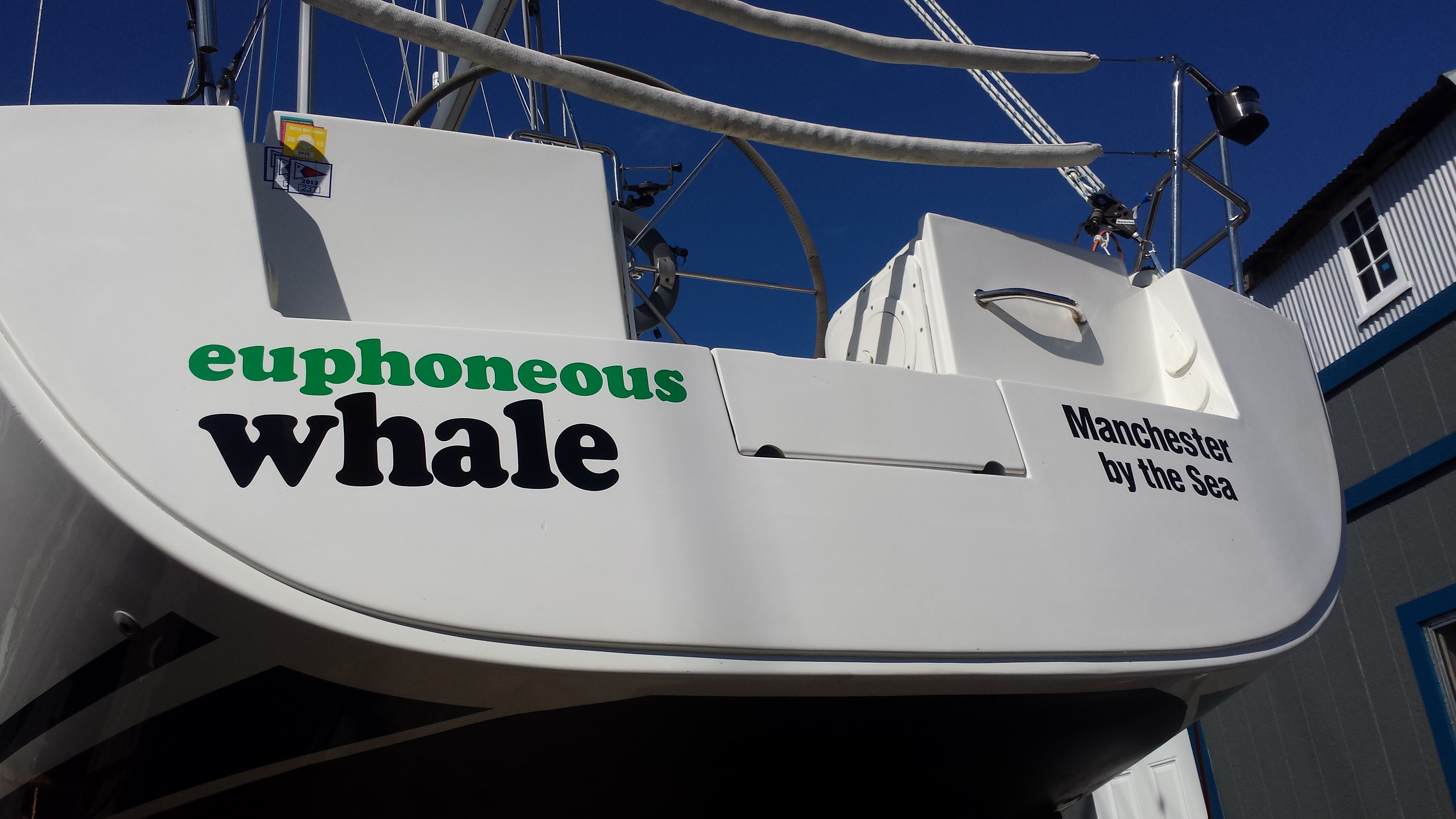 Euphoneous Whale - Personalized Boat Lettering