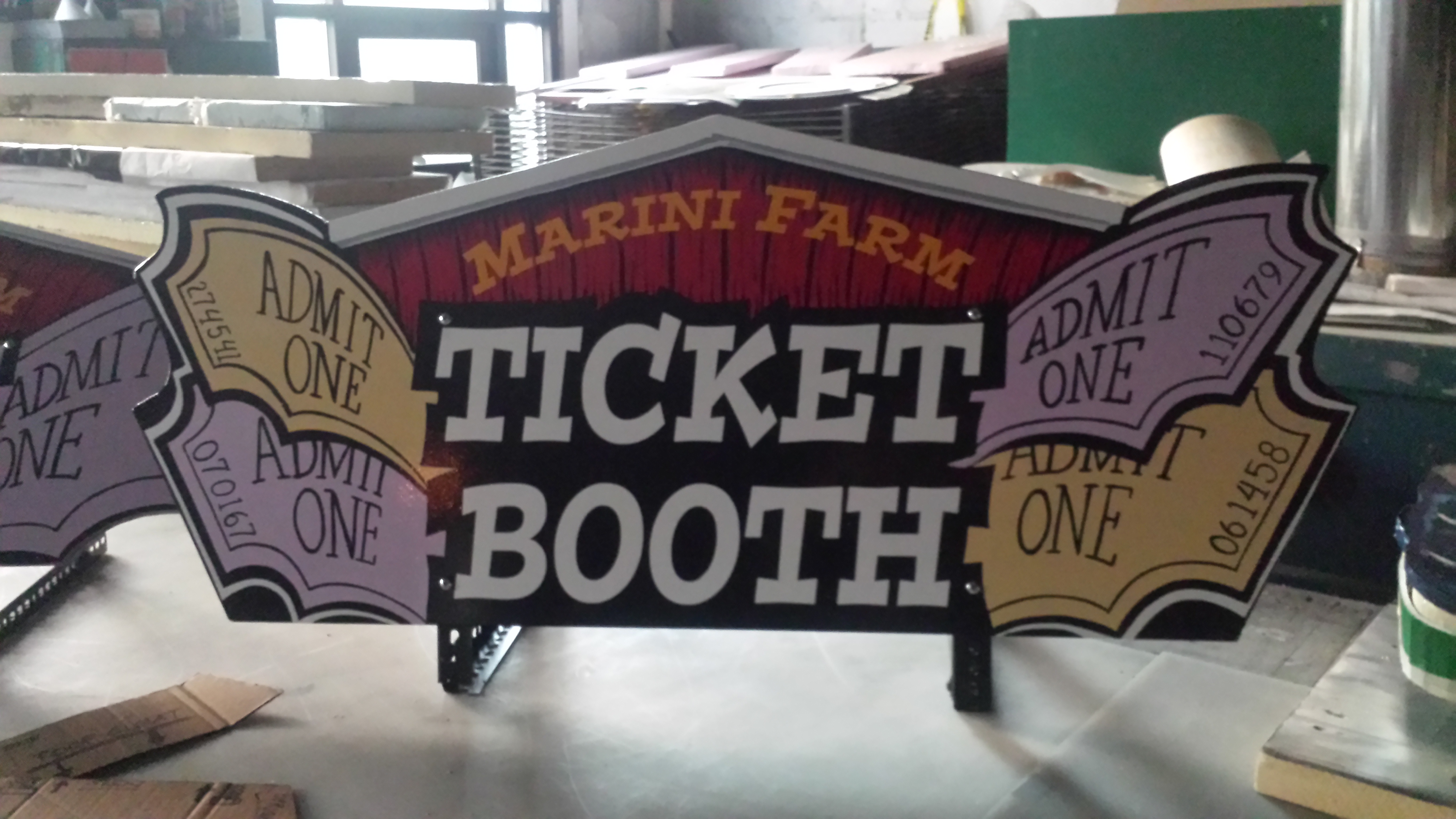 Marini Farm - Hanging Sign